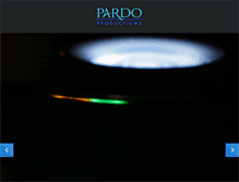 Tablet Screenshot of pardoproductions.com